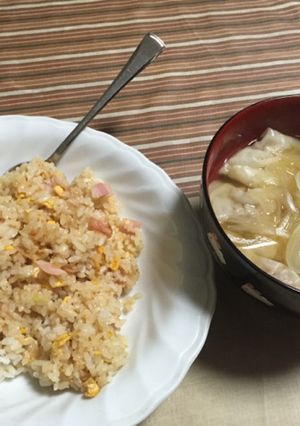 チャーハンとワンタンスープ-レシピのメイン写真