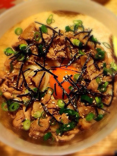 簡単!肉釜玉うどん-レシピのメイン写真