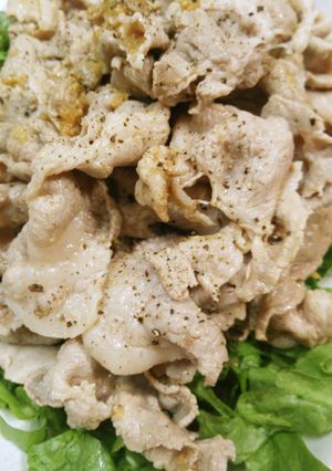 簡単☆ゆで豚肉のさっぱり生姜醤油和え-レシピのメイン写真