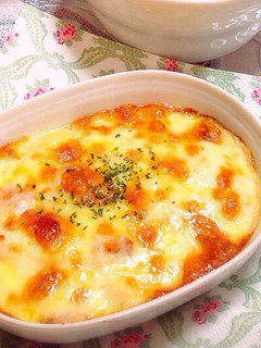 シャキシャキ食感♪筍ベーコンの春グラタン-レシピのメイン写真