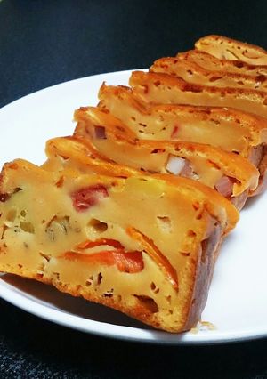 トマトスープリメイクのケークサレ-レシピのメイン写真