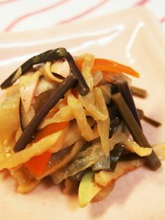 切り干し大根とわらびの炊いたん-レシピのメイン写真