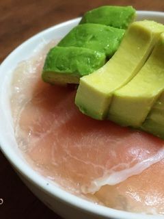 アボカドはこれ♡生ハムとアボカドの簡単丼-レシピのメイン写真