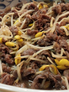 シャキっとサッパリ♪大豆もやしの牛肉炒め-レシピのメイン写真
