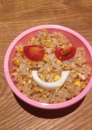 父弁！生姜炒飯弁当①香味ペーストで簡単-レシピのメイン写真