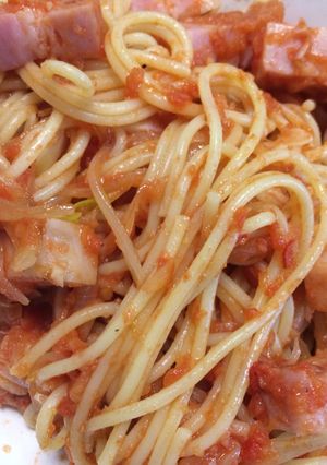 素材から作る アマトリチャーナ-レシピのメイン写真
