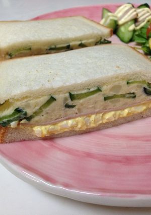 欲張り！たまごポテトサンド-レシピのメイン写真