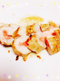 鶏むね肉のチーズたらこロール-レシピのメイン写真