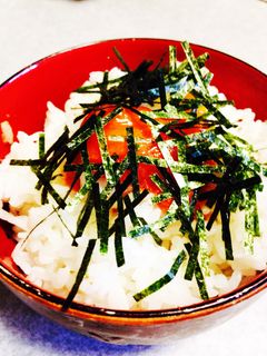 手抜きめし!パスタソースde明太子丼♡-レシピのメイン写真