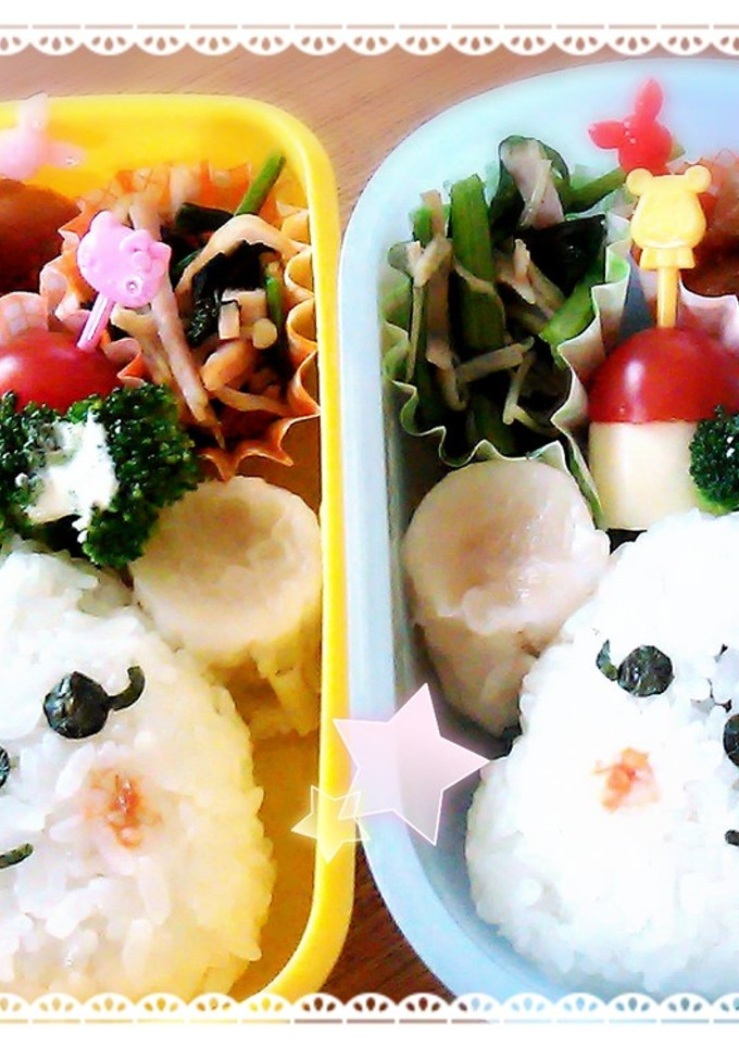 幼稚園お弁当簡単どうぶつシリーズ-レシピのメイン写真