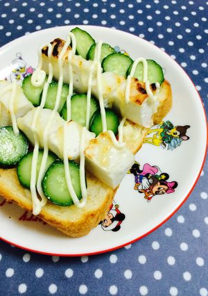 はんぺんと胡瓜のスイチリトースト♡-レシピのメイン写真