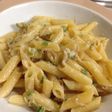 フキ味噌とじゃこのパスタ
