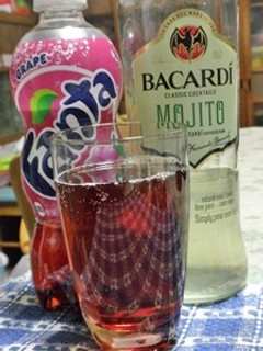 バカルディの炭酸グレープ割り-レシピのメイン写真