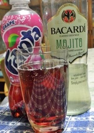 バカルディの炭酸グレープ割り-レシピのメイン写真