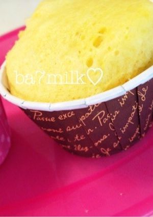 レンジで簡単HM蒸しパン♡-レシピのメイン写真