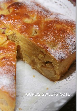 りんごとさつま芋のアーモンドケーキ-レシピのメイン写真