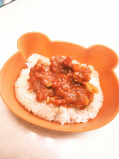 ミートソースご飯-レシピのメイン写真
