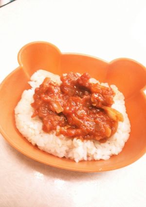 ミートソースご飯-レシピのメイン写真