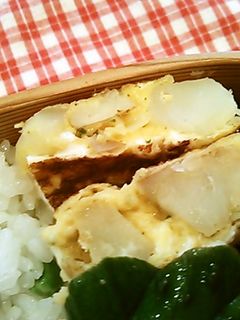 お弁当に☆重ね煮からのじゃがいもオムレツ-レシピのメイン写真
