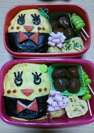 ふなっしー キャラ弁-レシピのメイン写真