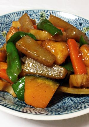 大盛り!野菜ごろごろきんぴら-レシピのメイン写真