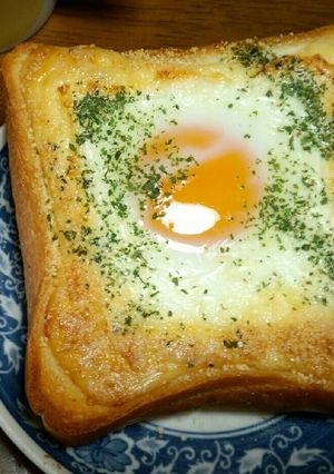 マヨたまトースト-レシピのメイン写真