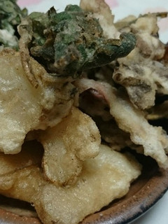 菊芋、イタドリ、ヨモギ・春の山菜天ぷら-レシピのメイン写真