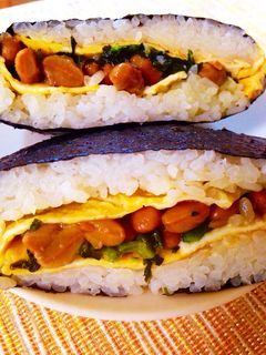 納豆のおにぎらず-レシピのメイン写真