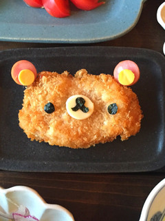 キャラ弁に*カツやフライでリラックマ*-レシピのメイン写真