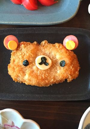 キャラ弁に＊カツやフライでリラックマ＊-レシピのメイン写真