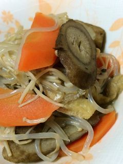 根菜ときのこの煮物-レシピのメイン写真