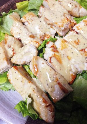 鶏胸肉のわさびマヨソース-レシピのメイン写真
