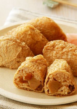 見た目の判別はムリ！『カレーおいなり』-レシピのメイン写真