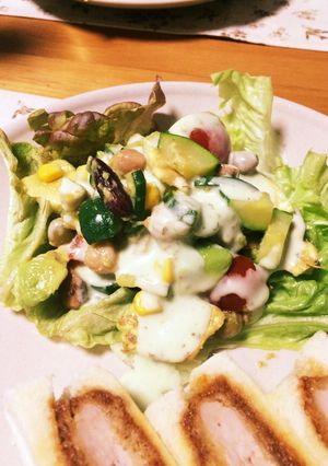 彩り野菜のコロコロサラダ-レシピのメイン写真