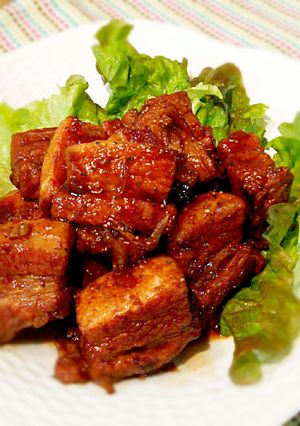 絶品♡豚バラ肉のバルサミコ酢煮♪-レシピのメイン写真