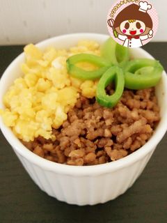 お弁当に★簡単・時短!甘辛そぼろ-レシピのメイン写真