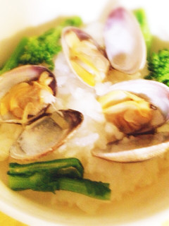 菜の花リゾット 簡単 あっさりアサリ-レシピのメイン写真