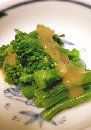 菜の花の酢味噌和え　簡単-レシピのメイン写真