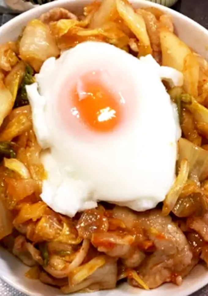 簡単☆ 豚キムチ丼-レシピのメイン写真