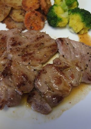 グレープフルーツ＆豚肉の柔らかソテー-レシピのメイン写真