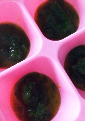 離乳食初期▷ちんげん菜のペースト!-レシピのメイン写真