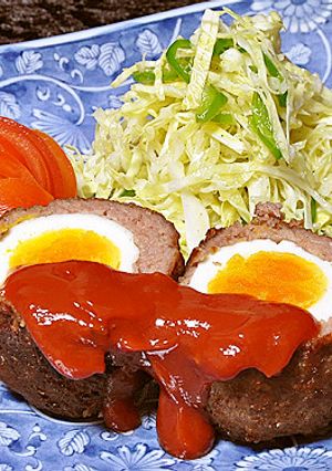 焼き縮みが少ない ☆ スコッチエッグ-レシピのメイン写真