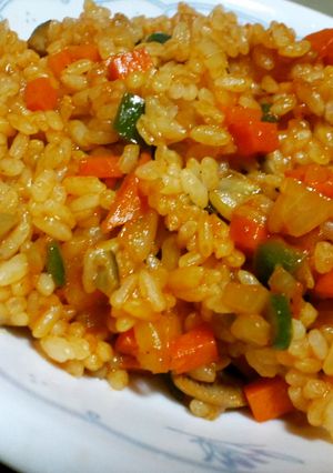 ナポリタン風味のケチャップチャーハン-レシピのメイン写真