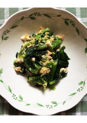 のらぼう菜のシーチキンマヨ和え-レシピのメイン写真