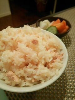 タラとタラコの親子炊き込みご飯♪-レシピのメイン写真