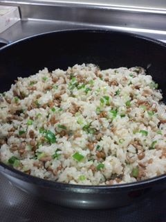 簡単香味ペーストで納豆炒飯☆-レシピのメイン写真