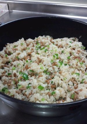 簡単香味ペーストで納豆炒飯☆-レシピのメイン写真