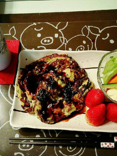 フワフワ焼き献立-レシピのメイン写真