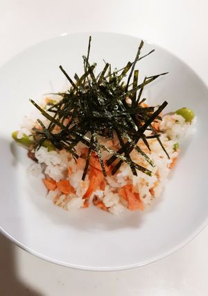 鮭と枝豆の混ぜご飯-レシピのメイン写真