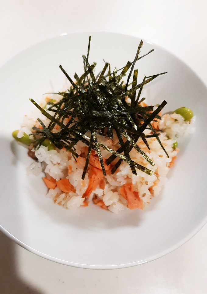 鮭と枝豆の混ぜご飯-レシピのメイン写真